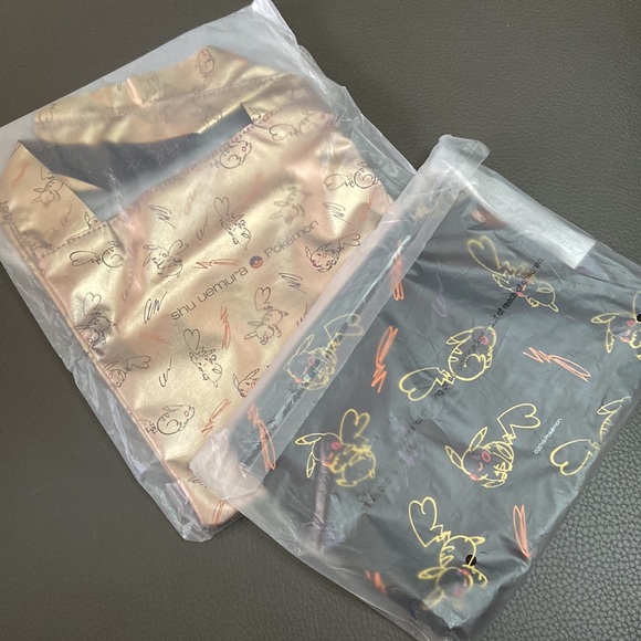 Two Brand New Shu Uemura x Pokémon Makeup Bags - Picture 4 of 4